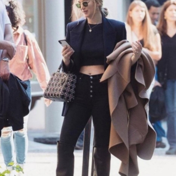 CITIZENS OF HUMANITY OLIVIA PETITE HIGH RISE SLIM ANKLE BLACK BUTTON FLY JEANS - Picture 7 of 14